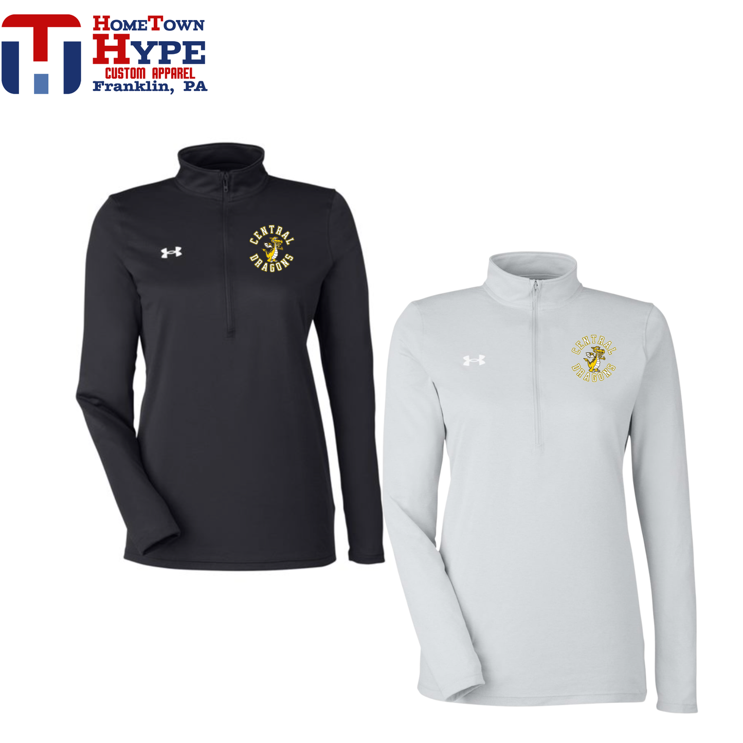 Under Armor Tech Team ¼ Zip - Central Elementary