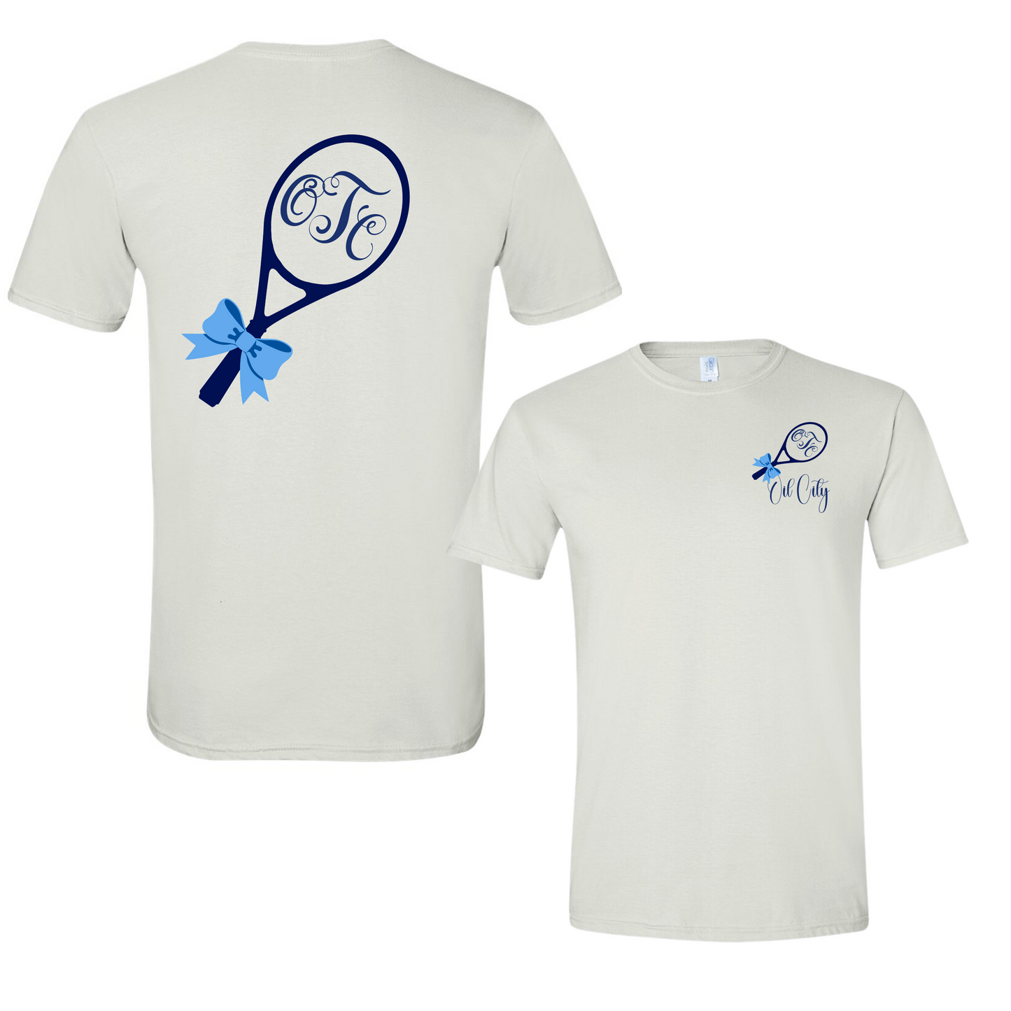 Monogrammed Racquet- T-shirt