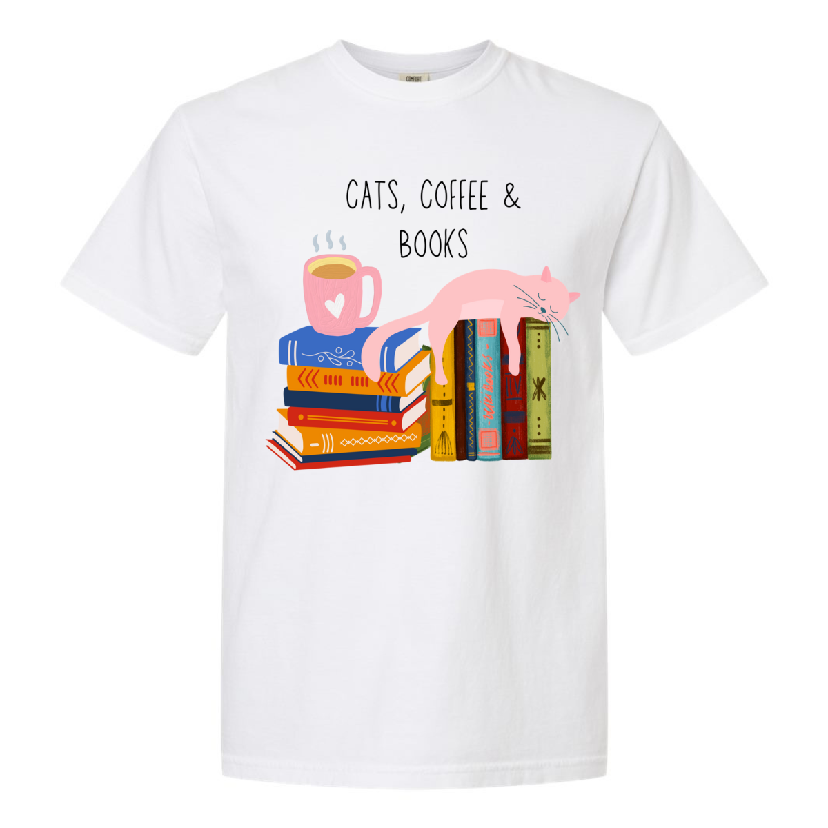 Animal Lover - Cat's, Coffee & Books