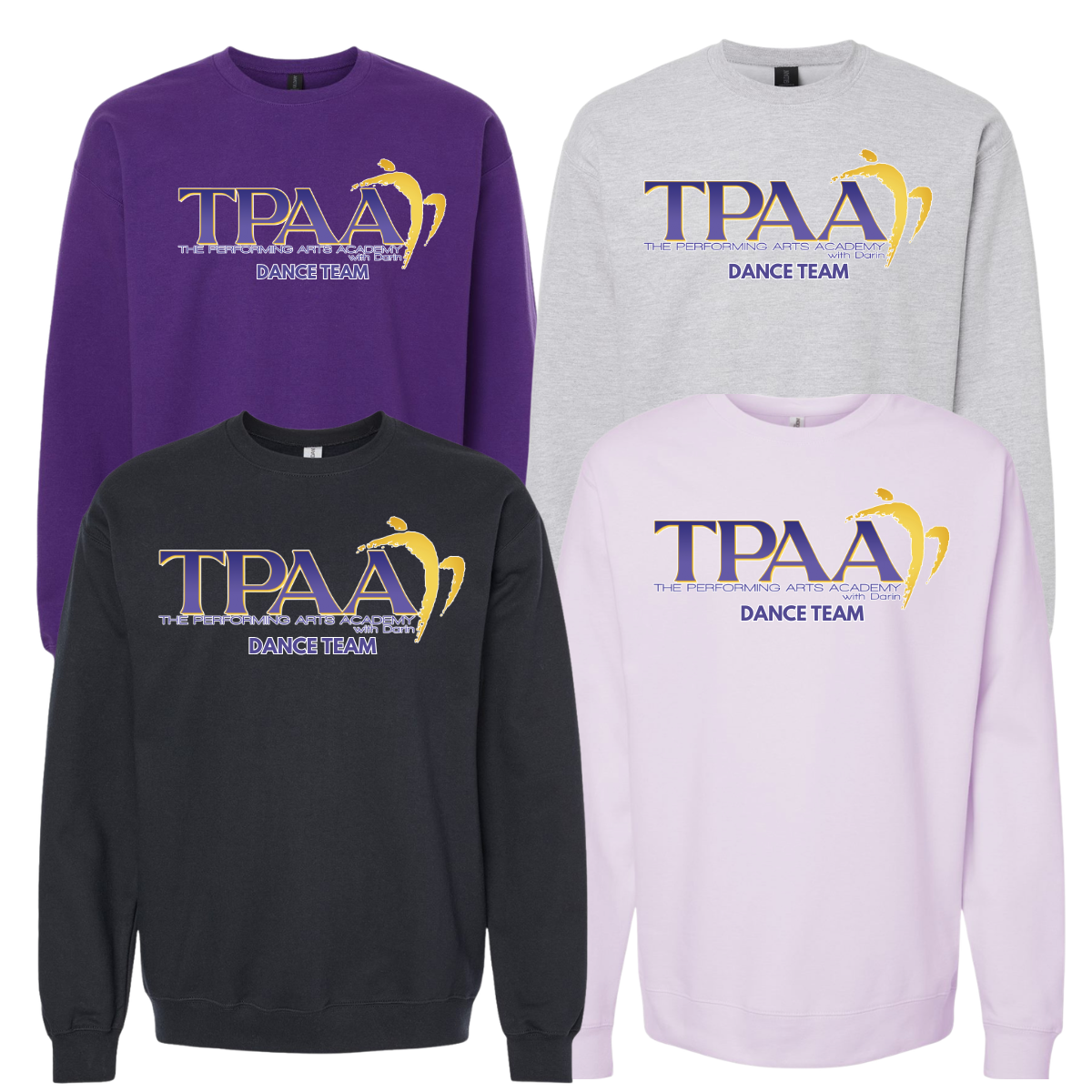 TPAA Crewneck Sweatshirt- TPAA Dance Team
