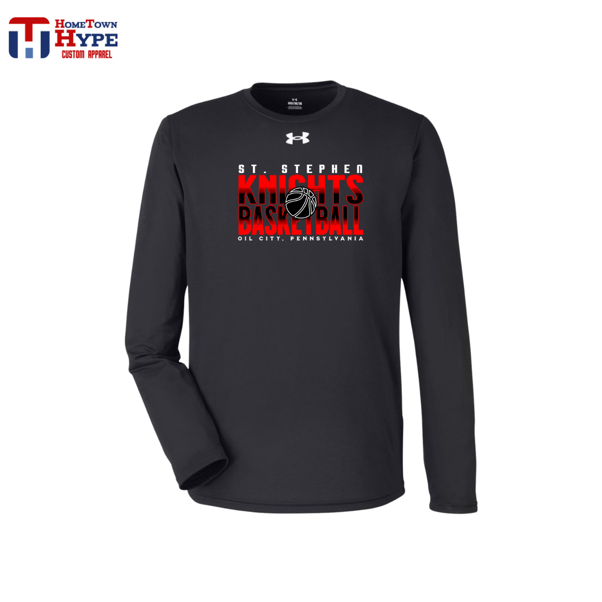 Under Armor Tech Long Sleeve T-Shirt - St Stephen Basketball