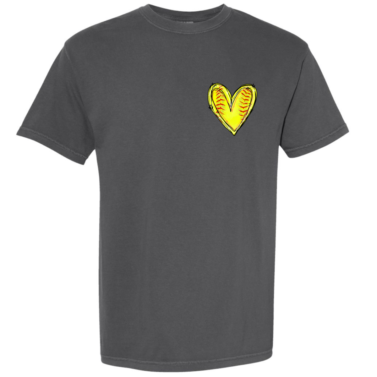 Sports - Softball Heart
