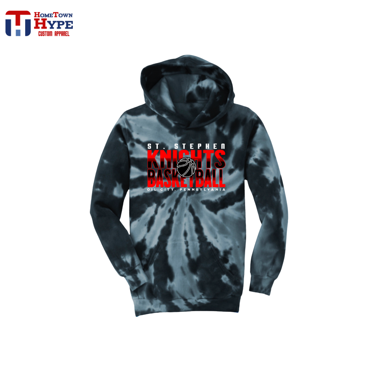Tie-Dye Hoodie - St Stephen Knights