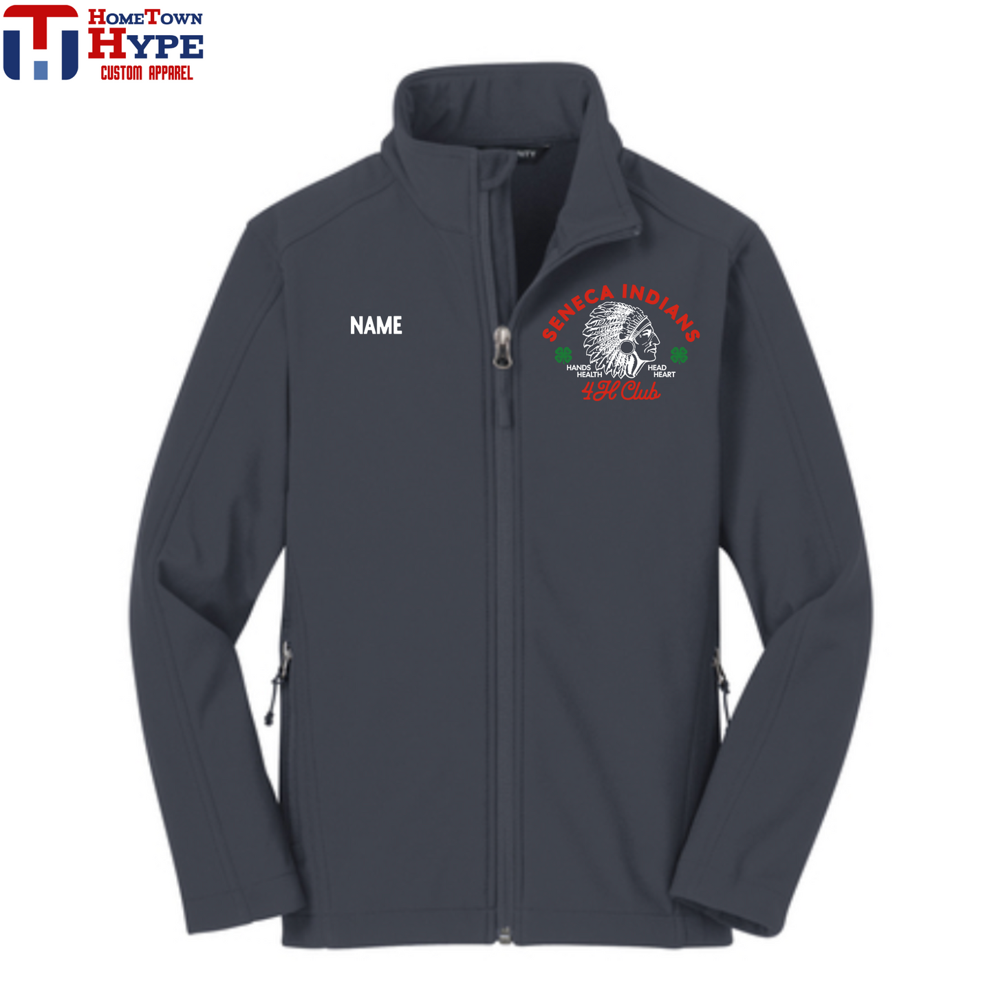 Full Zip Jacket: Seneca Indians 4H
