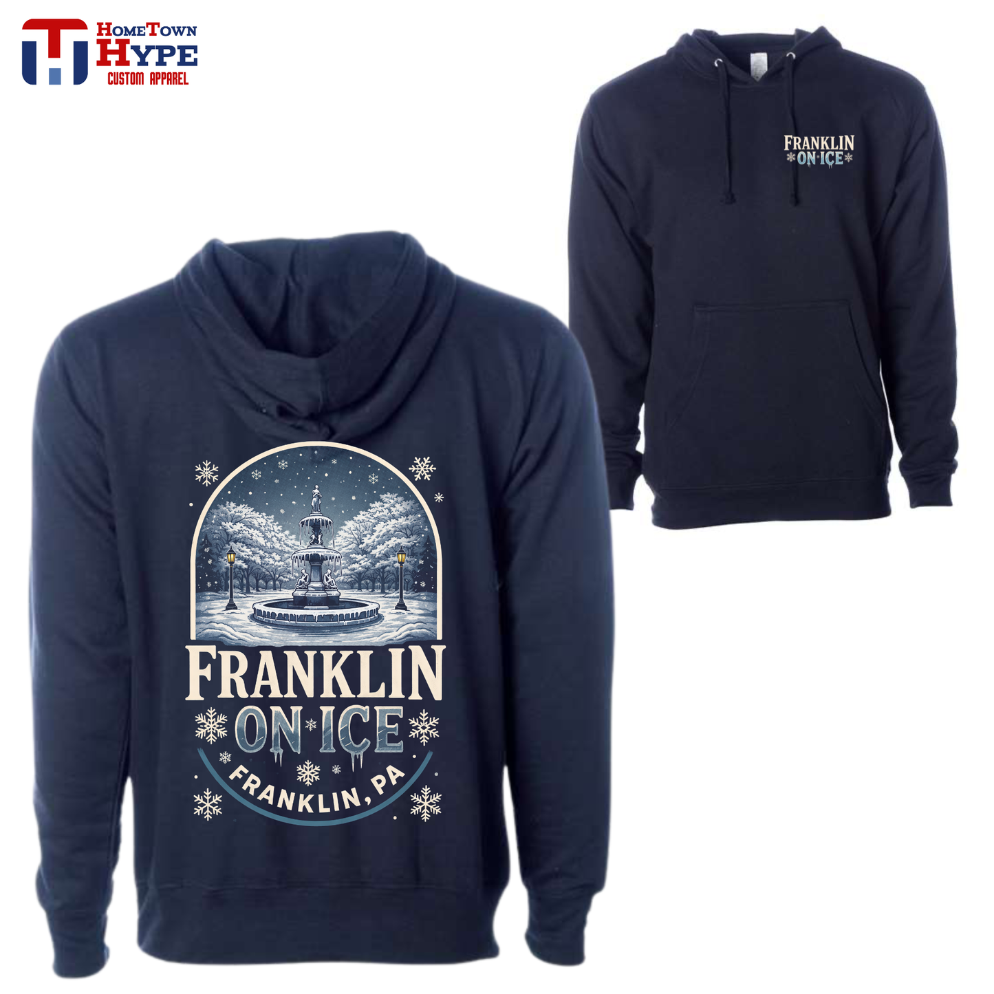 Hoodie - Franklin on Ice