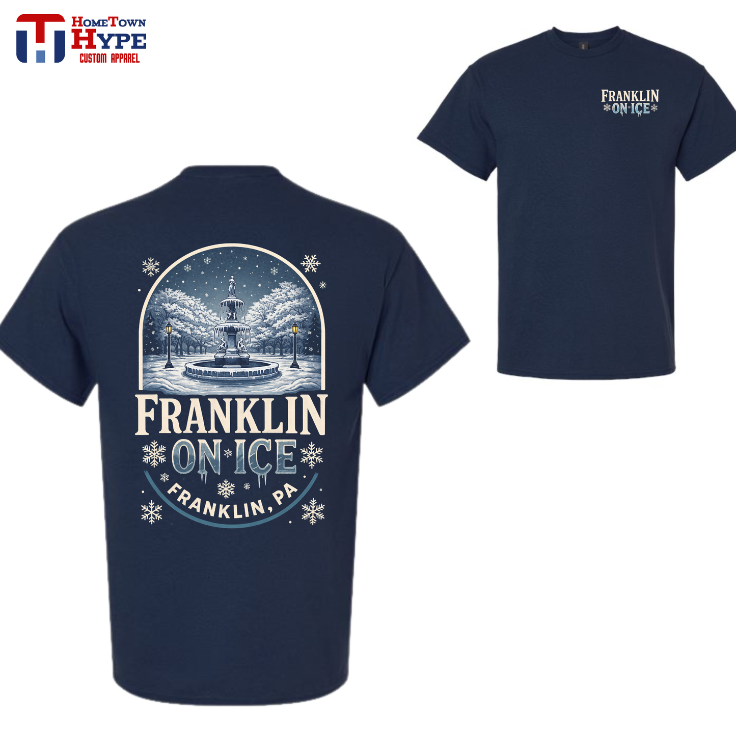 T-Shirt : Franklin on Ice
