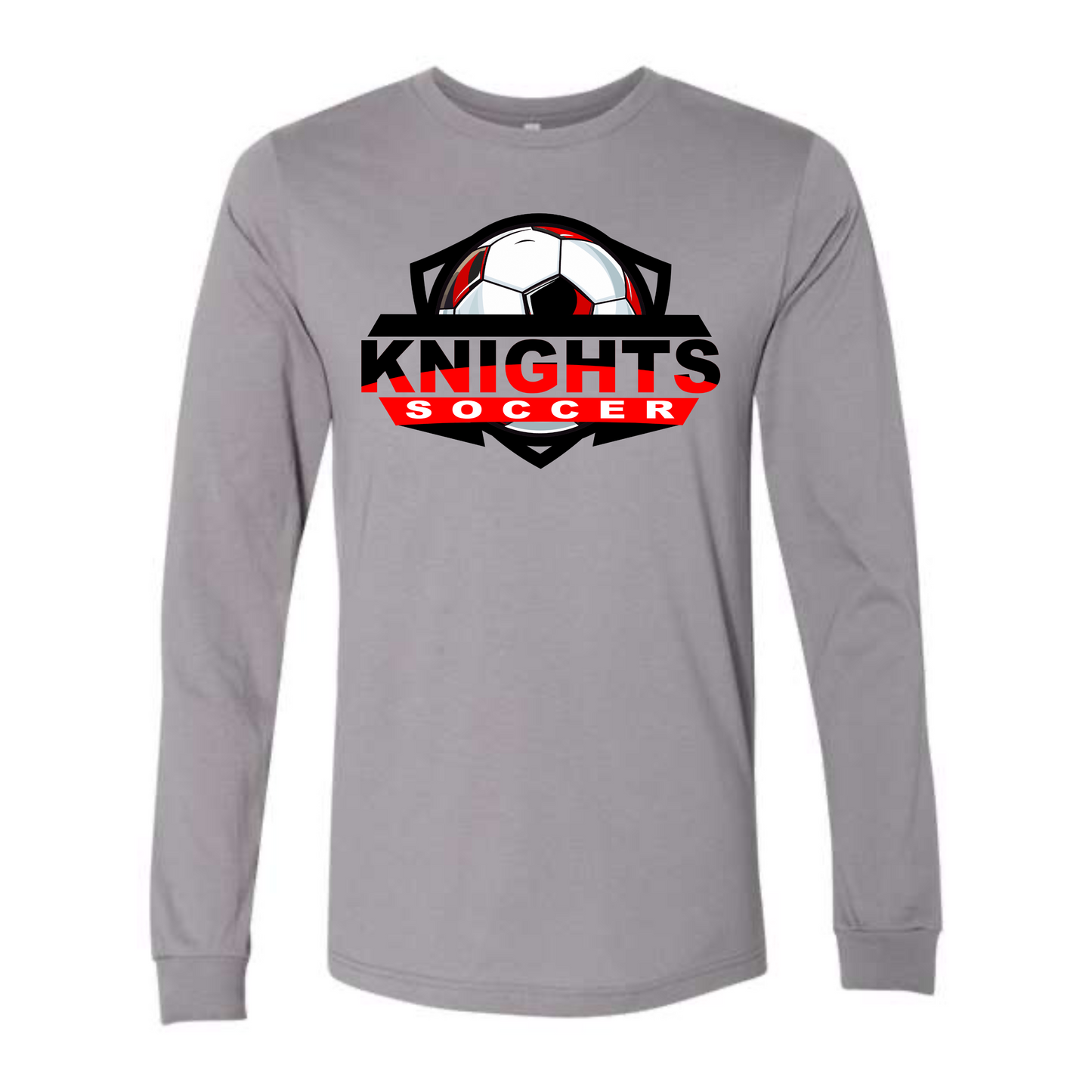 Long-Sleeve Tee - Knights Soccer 24