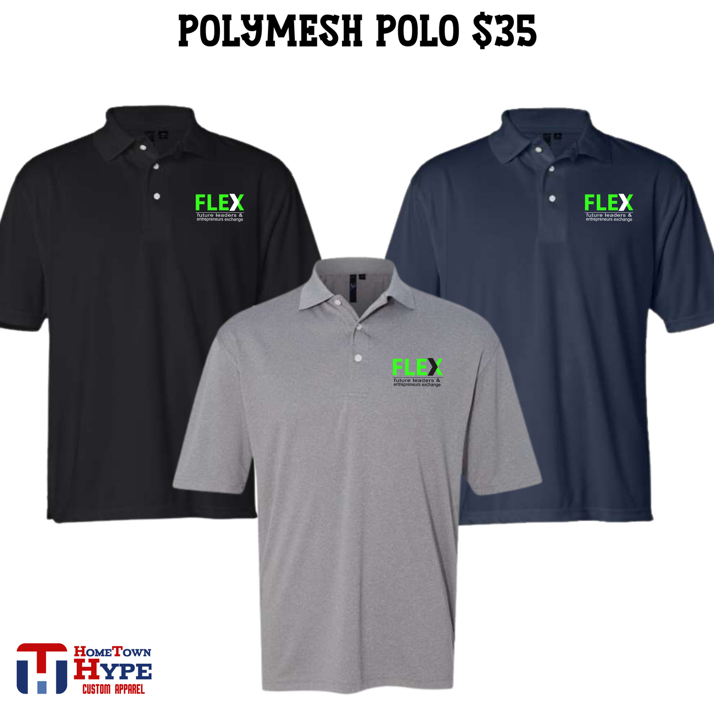 Polymesh Polo : Flex, Venango Chamber