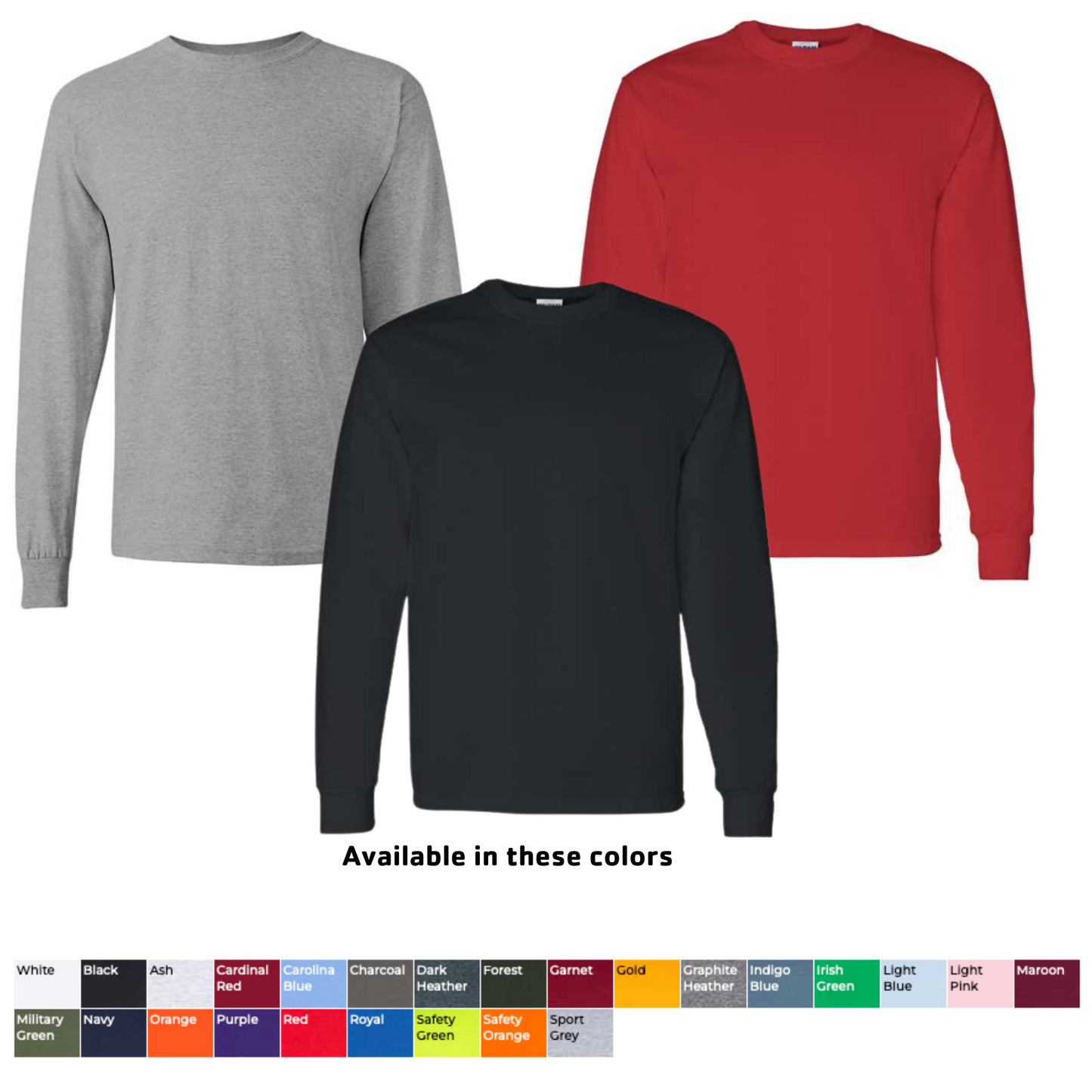 Long-Sleeve Tee - Spirit Wear Example