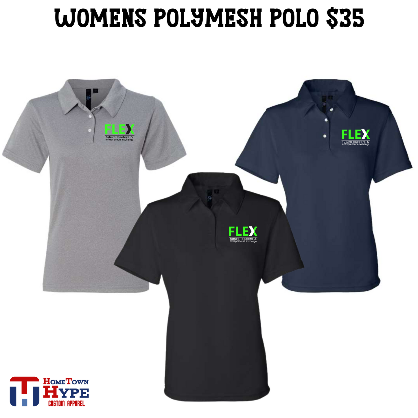 Women's Polymesh Polo : Flex, Venango Chamber