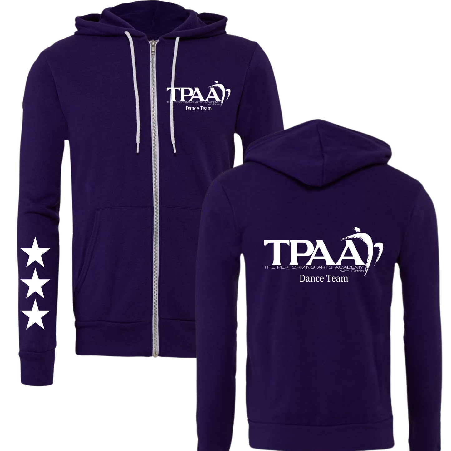 TPAA Full Zip - TPAA Dance Team