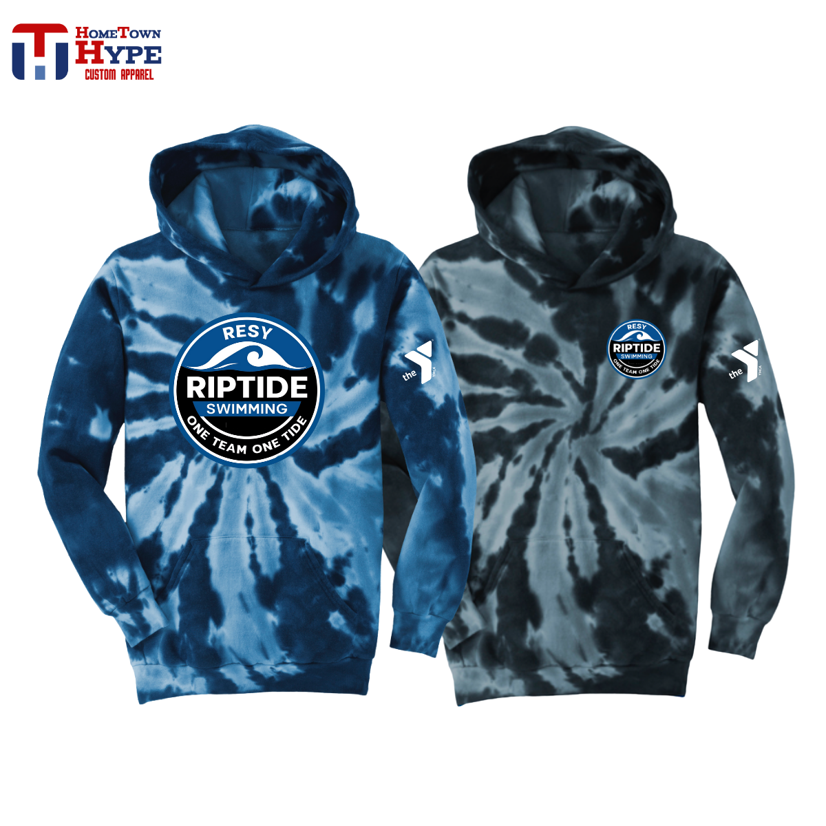 Tie-Dye Hoodie - RESY Swimming