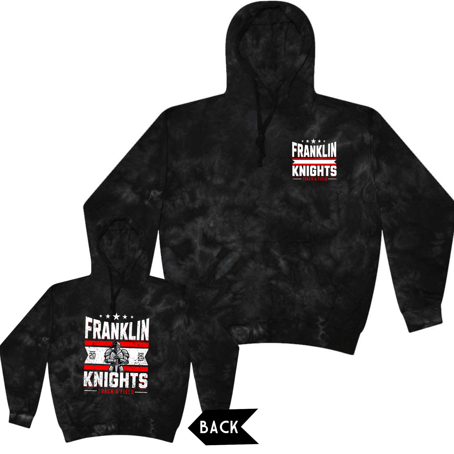 FHS Track & Field - Tie Dye Hoodie