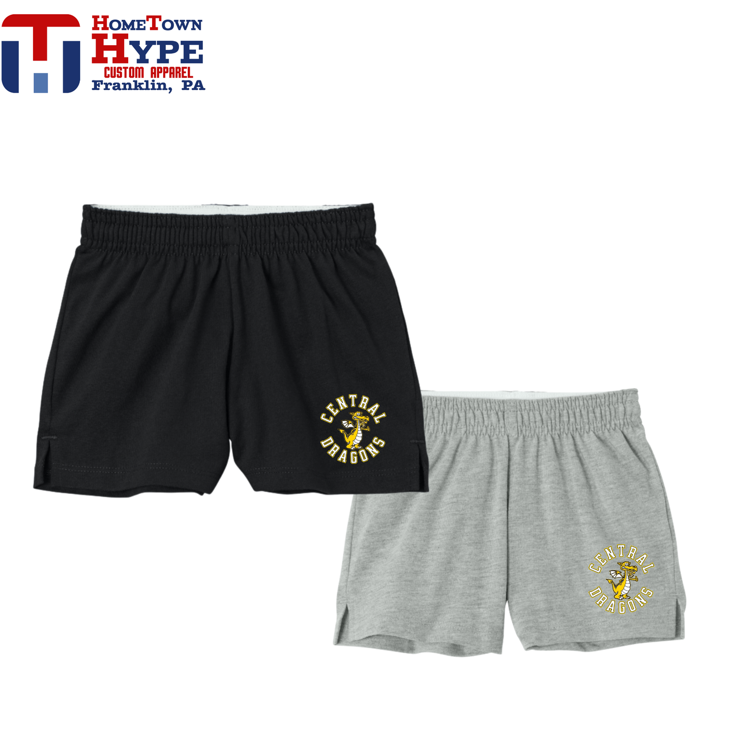 Jersey Knit Shorts - Central Elementary