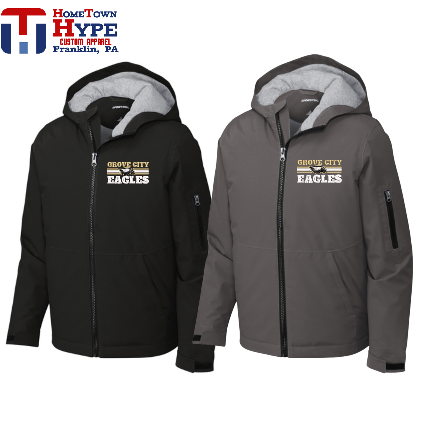 Waterproof Insulated Embroidered Jacket - Hillview Elementary 2025-2026