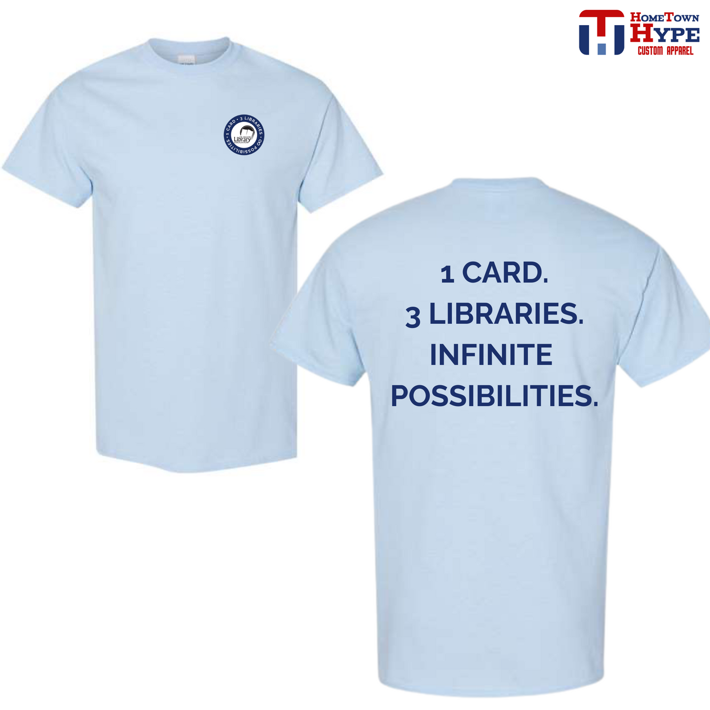 T-Shirt Blue : Oil Region Library Association