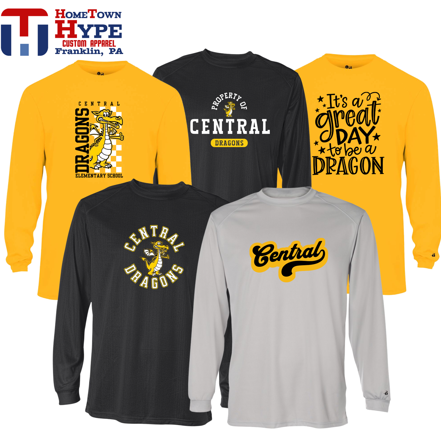 "Dri-Fit" Long-Sleeve - Central Elementary
