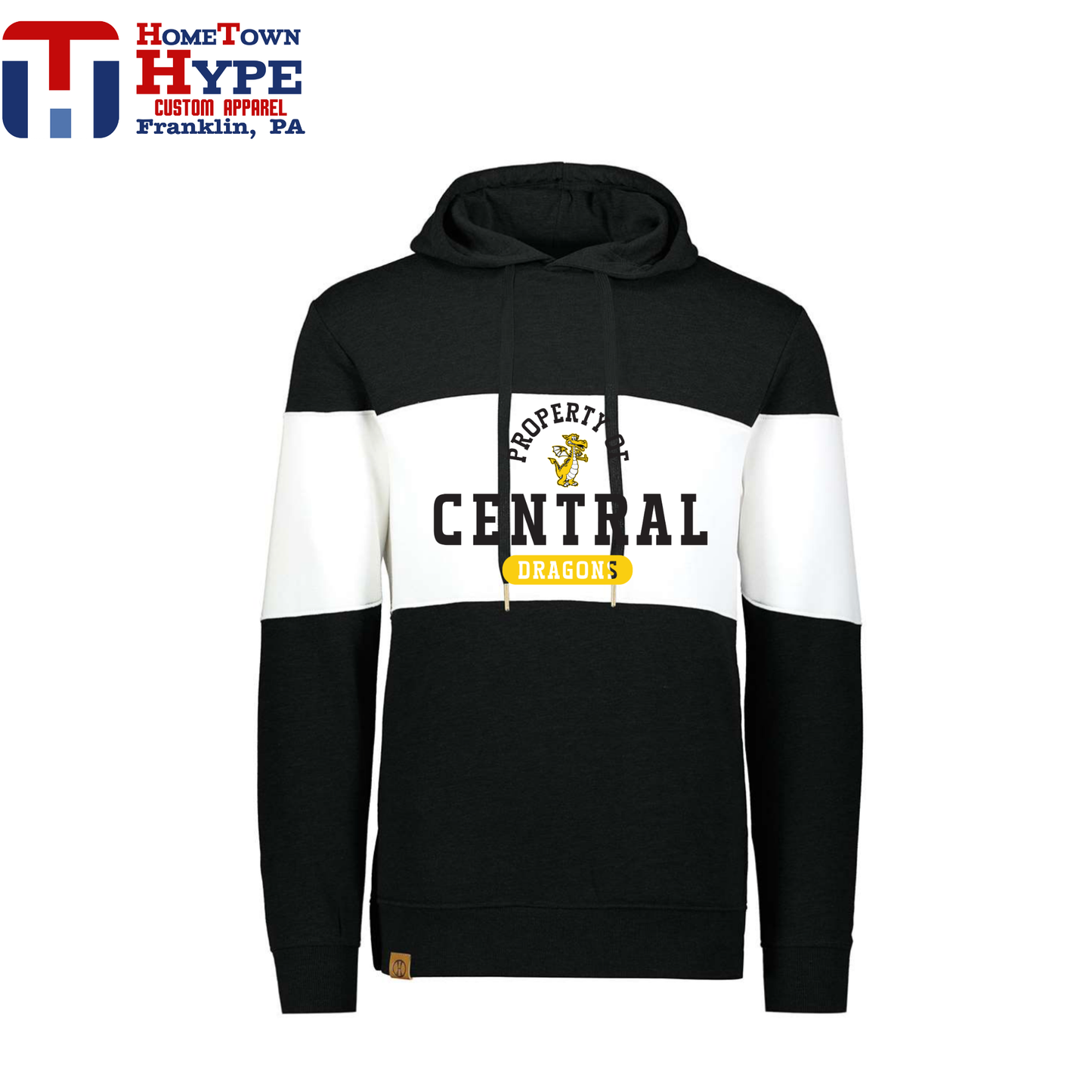 All American Color Block Hoodie - Central Elementary