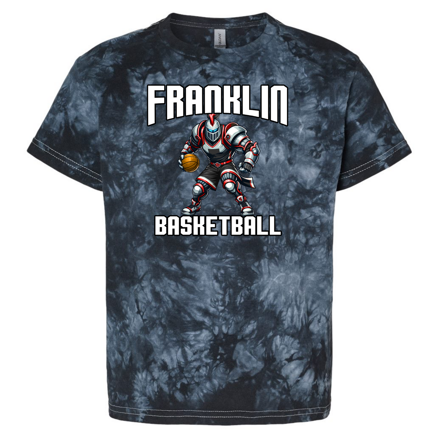 Franklin Basketball Tie Dye Tee - Franklin Cheer