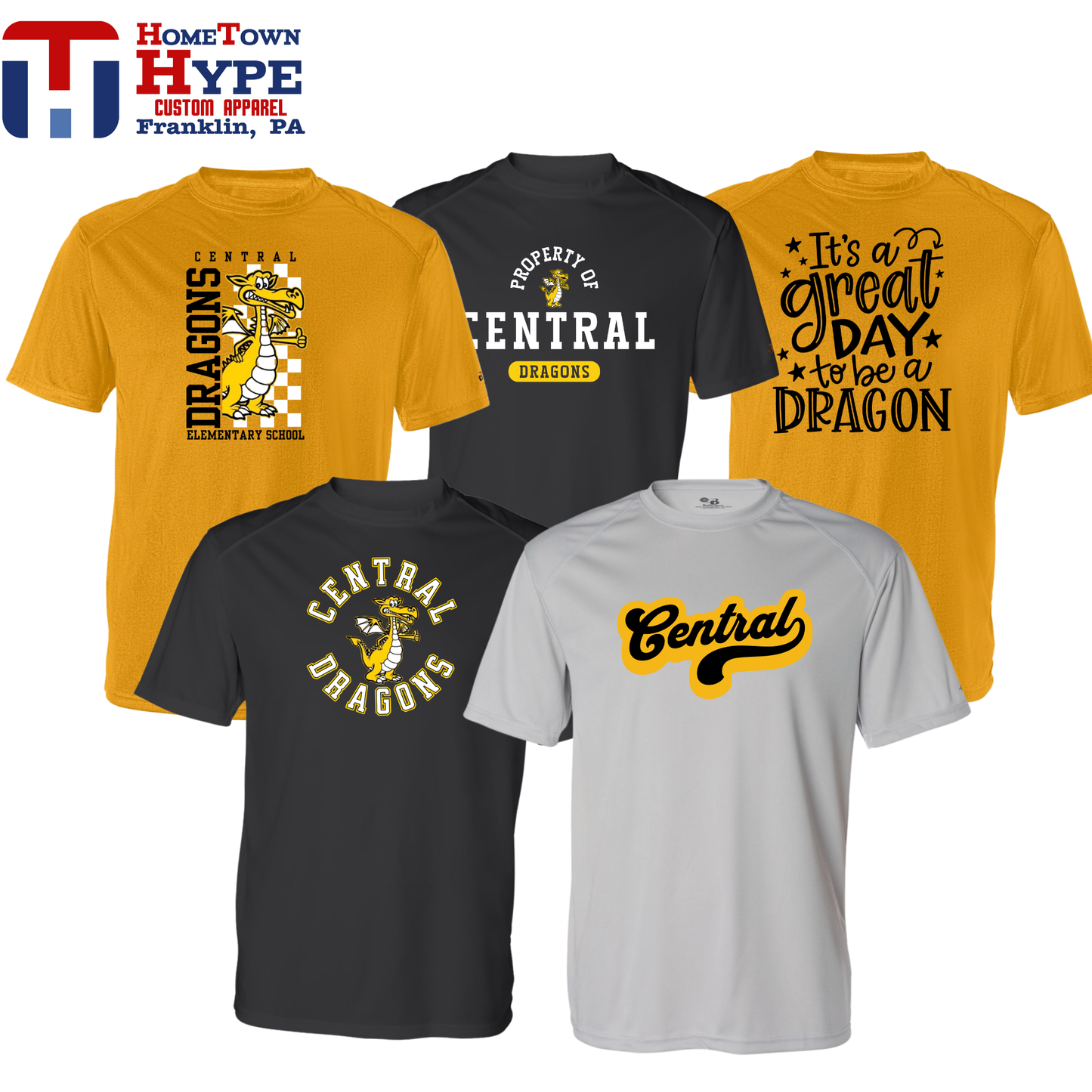 Dri-Fit Tee - Central Dragons