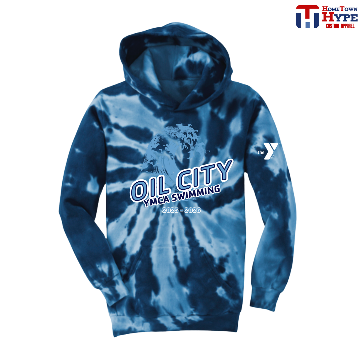 Tie-Dye Hoodie - OCY Swimming
