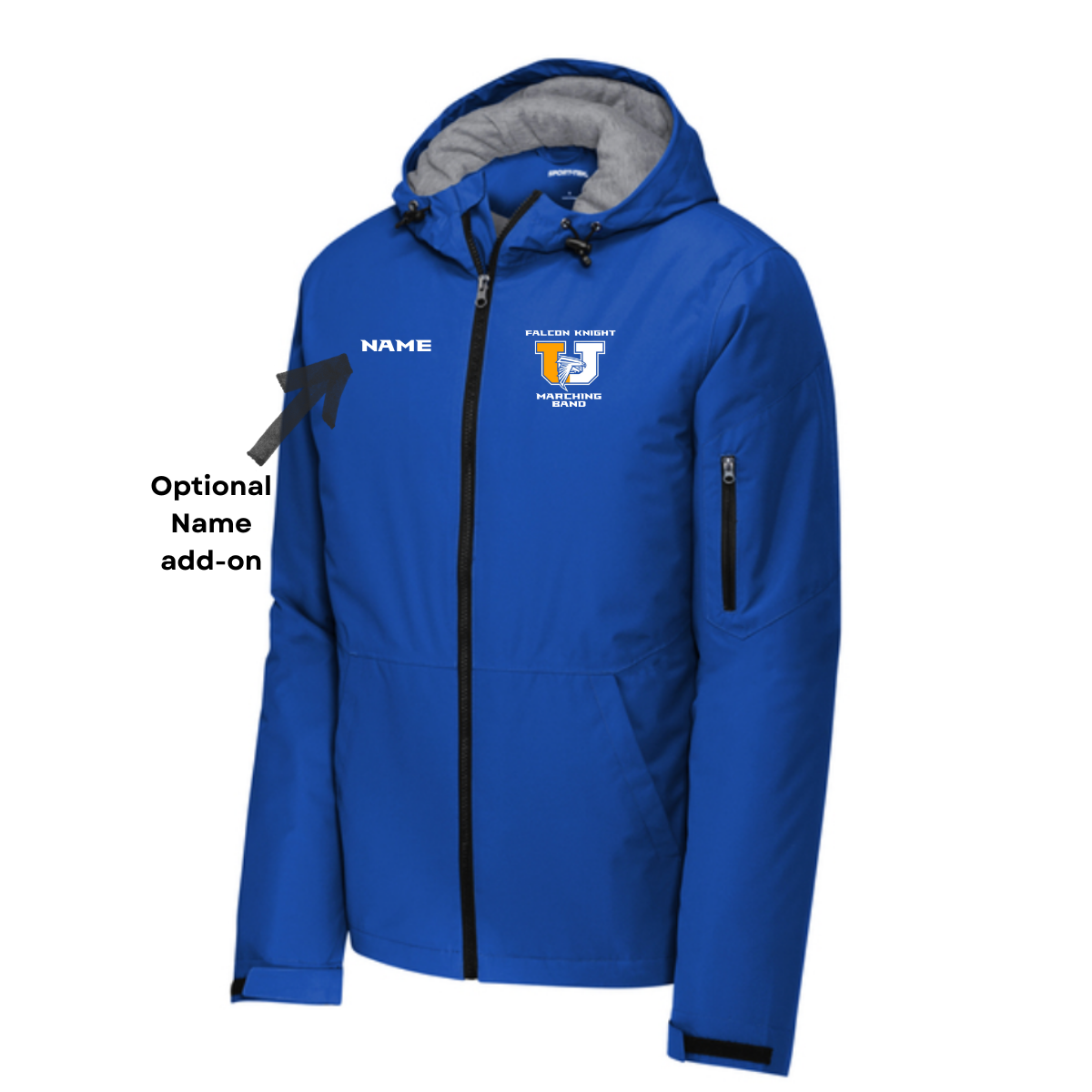 Waterproof Insulated Jacket - Falcon Knight Marching Band