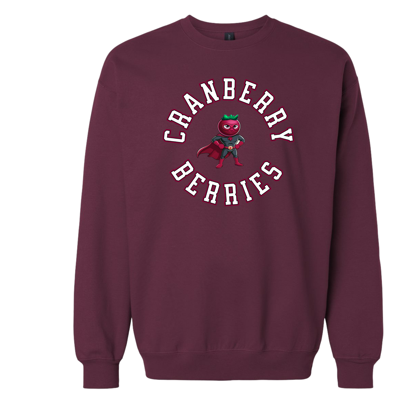 Crewneck Sweatshirt - Cranberry Berries