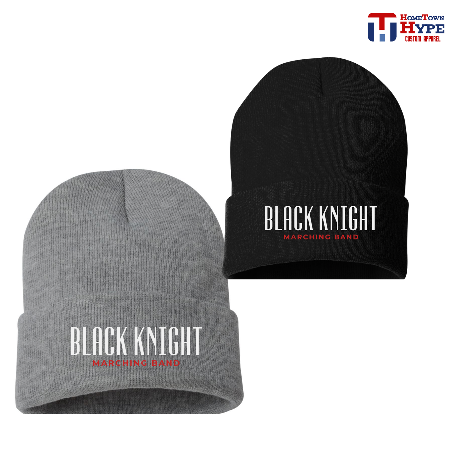 Embroidered Beanie - Black Knight Marching Band 2025