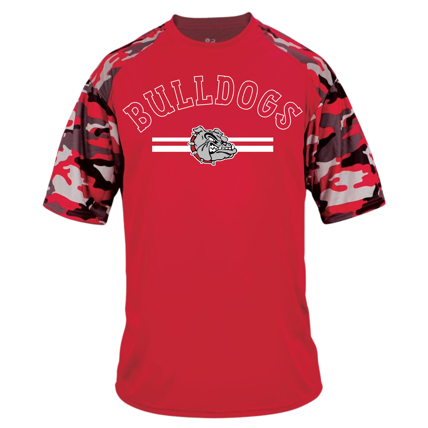 Camo Sleeve Sports Shirt - Meadville Elementary