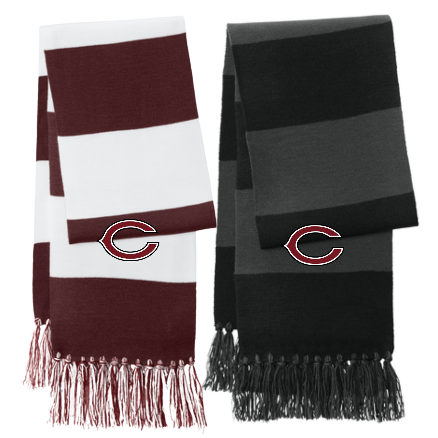 Game Day Scarf - Cranberry Berries