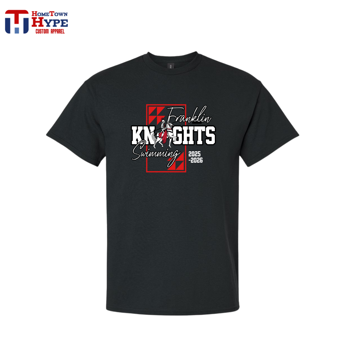 T-Shirt - Franklin Knights Swimming