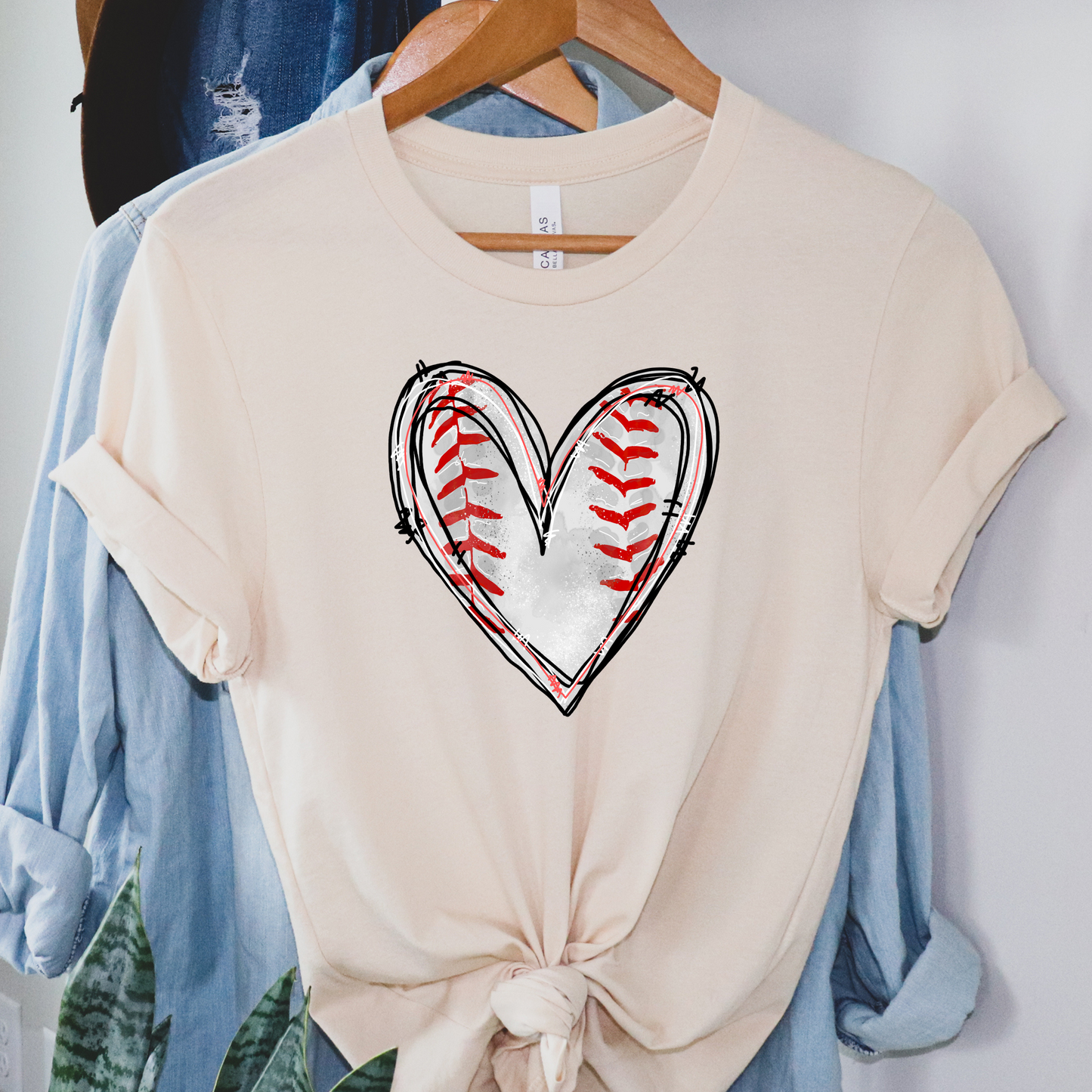 DTF Transfer - Baseball Heart