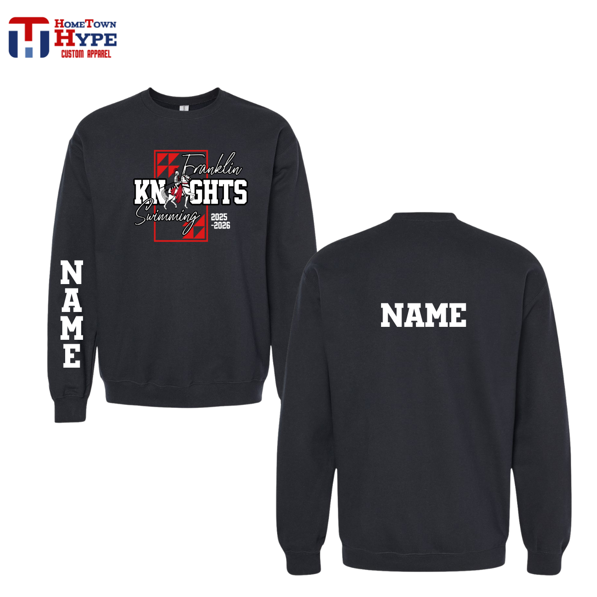 Name Add-On - Franklin Knights Swimming