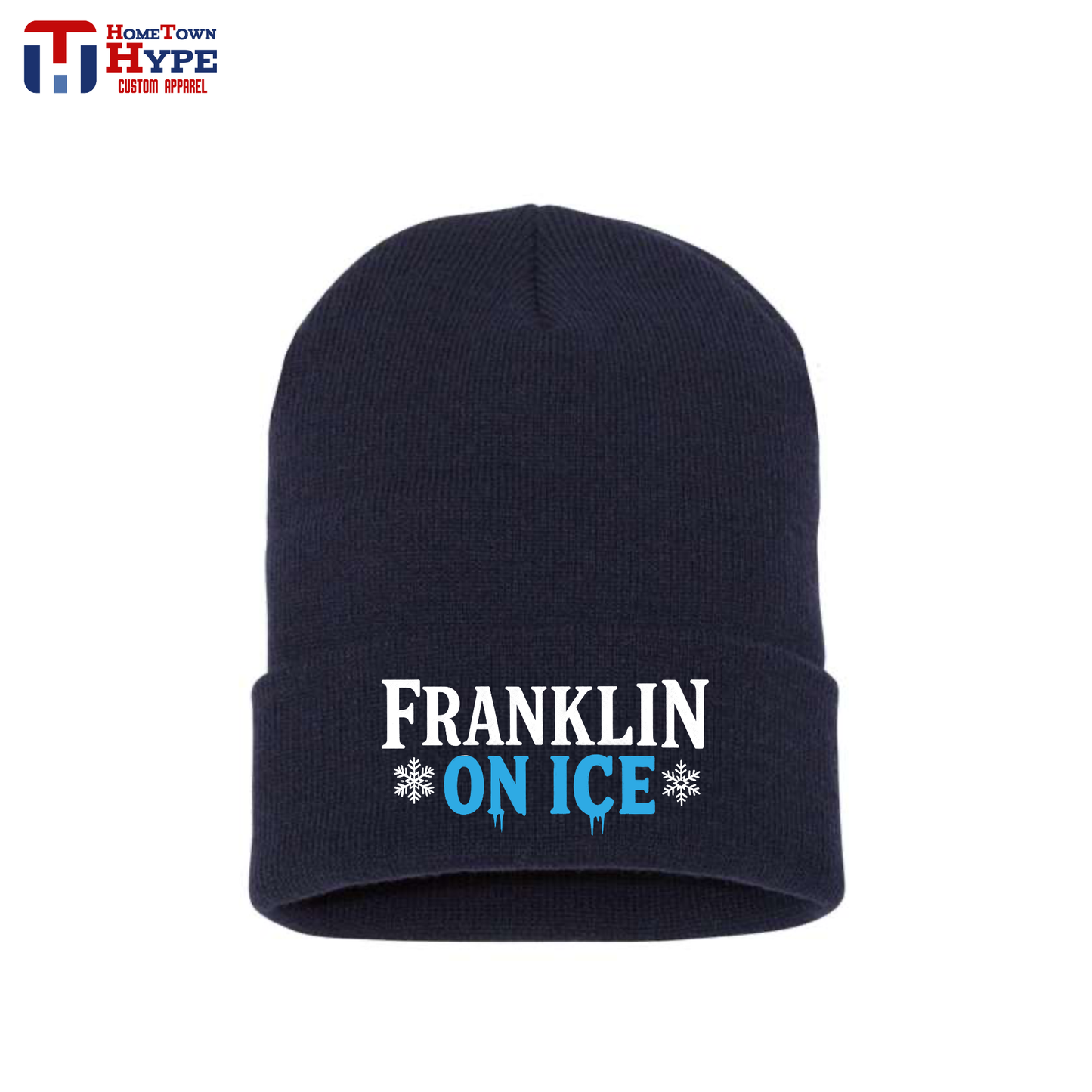 Embroidered Beanie : Franklin on Ice
