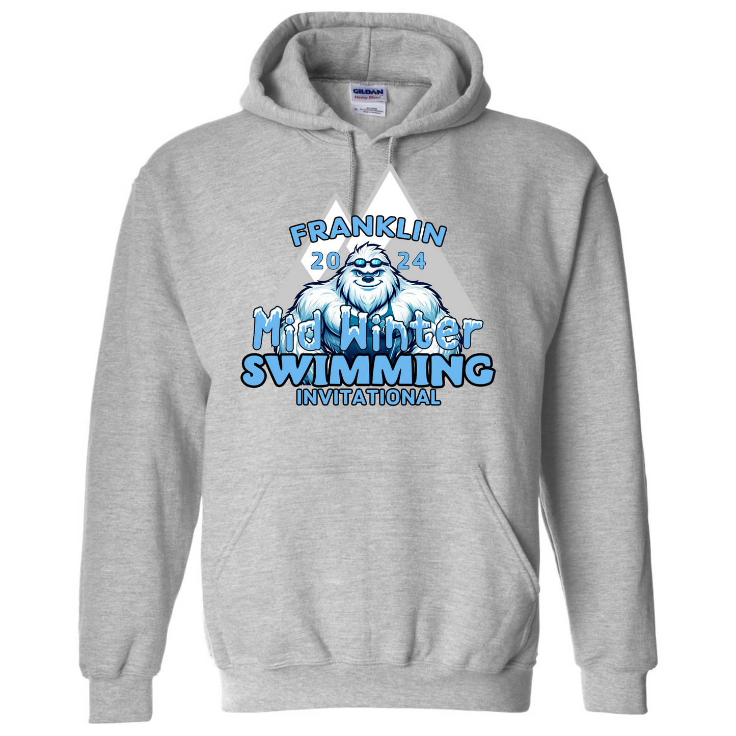Heavy Hoodie - Mid-Winter Swimming Invitiational