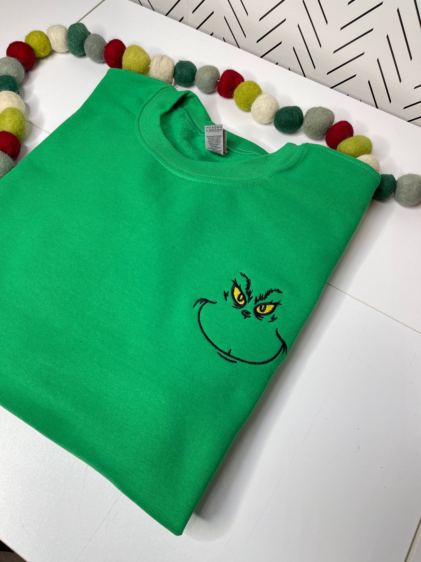 Mean One Embroidered Crewneck Sweatshirt