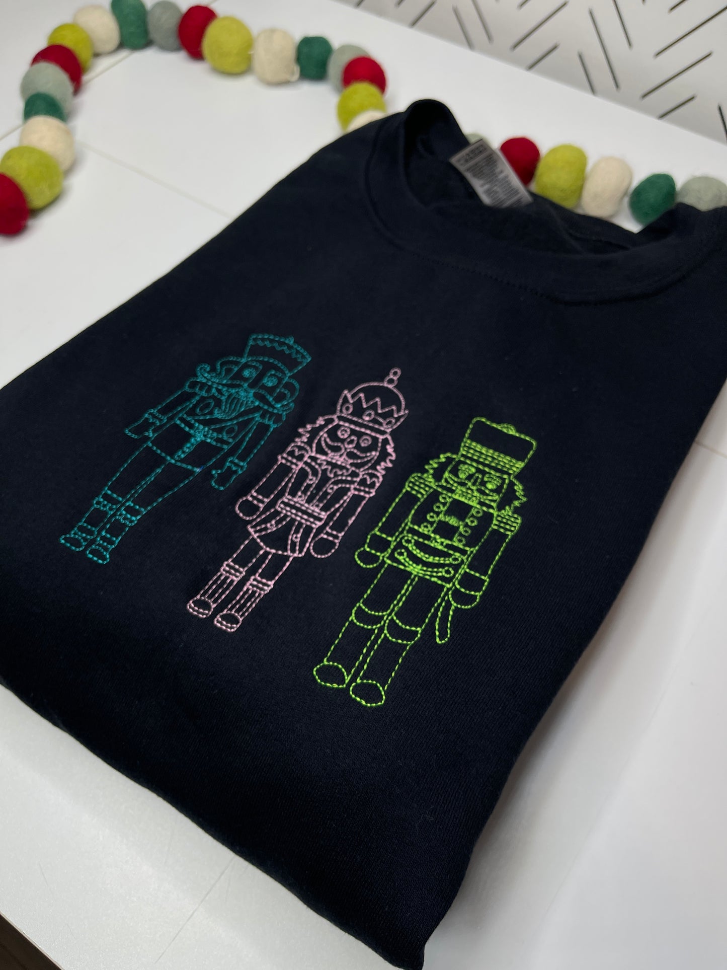 Nutcracker Embroidered Crewneck Sweatshirt