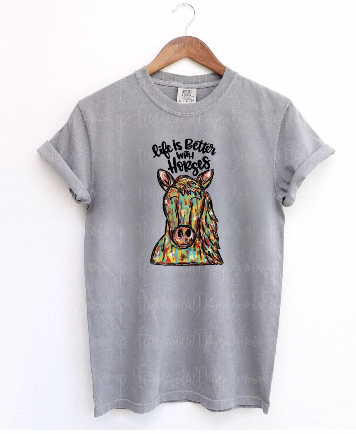 DTF Transfer - Life is better with Horses