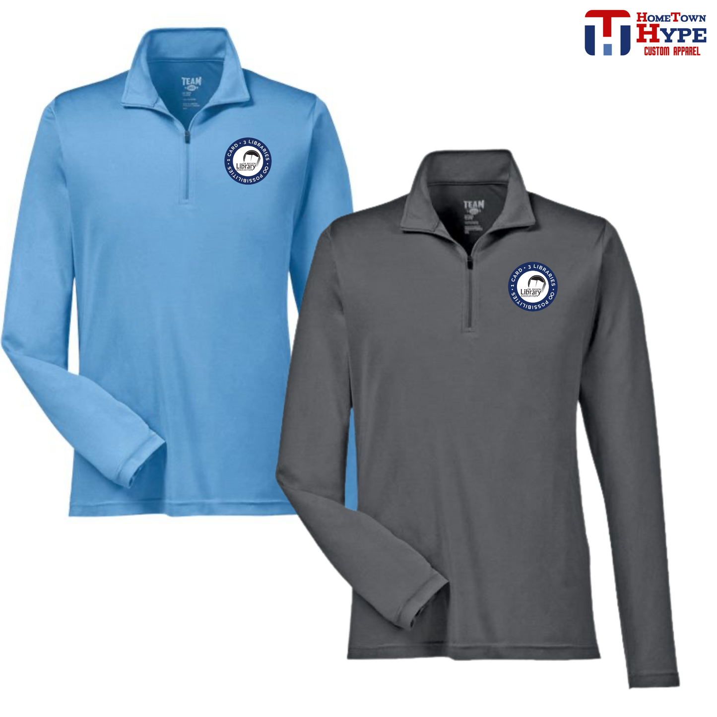 Embroidered ¼ Zip: Oil Region Library Association