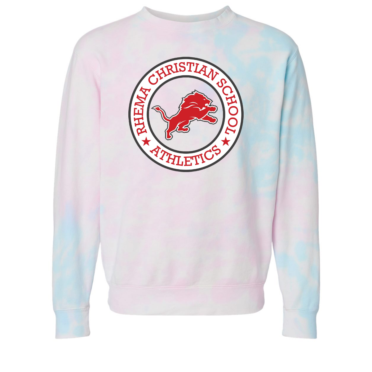 Rhema Rockettes - Tie-Dye Sweatshirt - Circle Lion