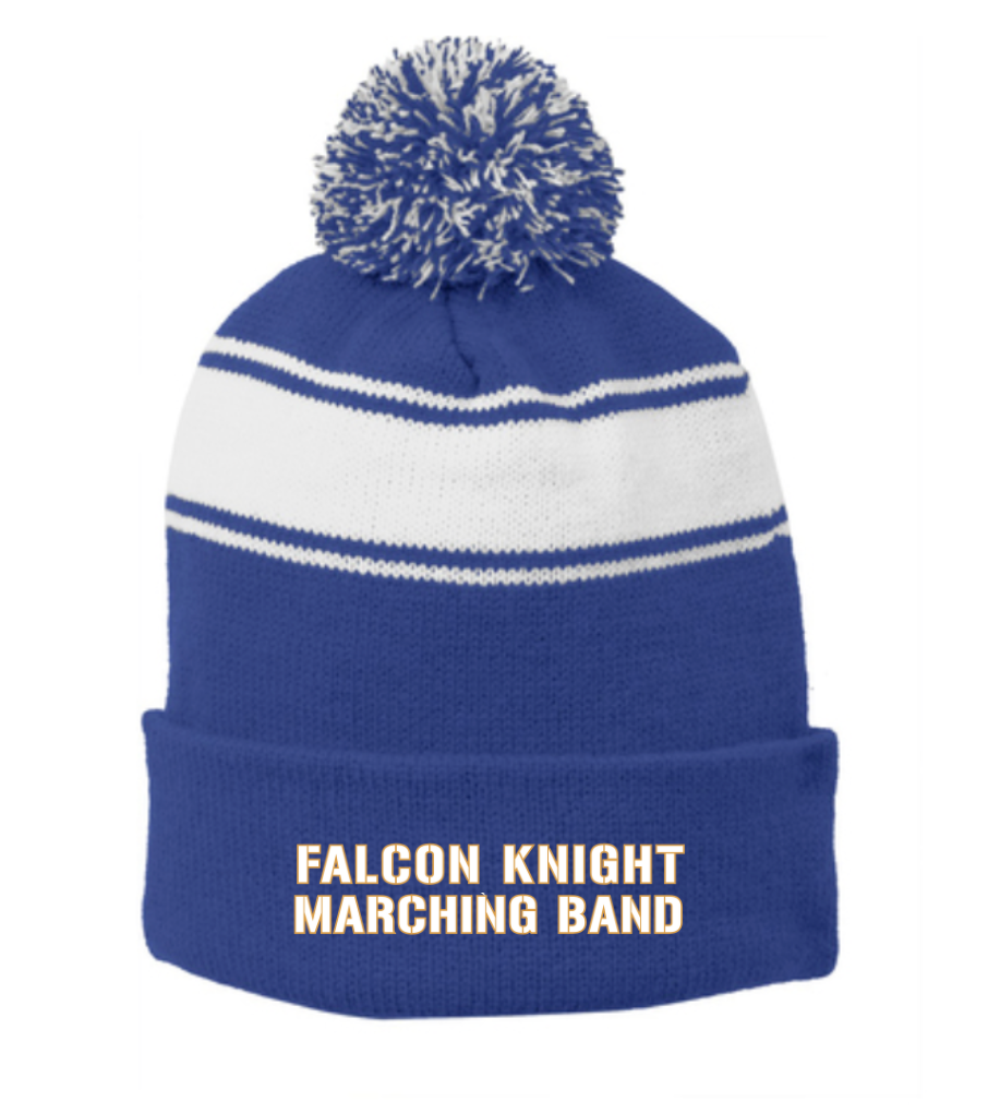 Pom Pom Beanie - Falcon Knight Marching Band