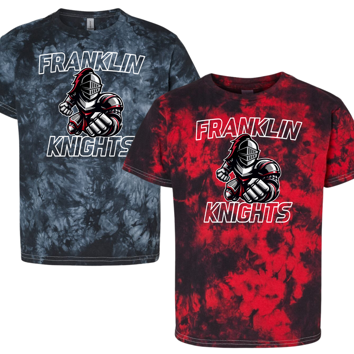 Tie Dye T-Shirt - Charging Knight