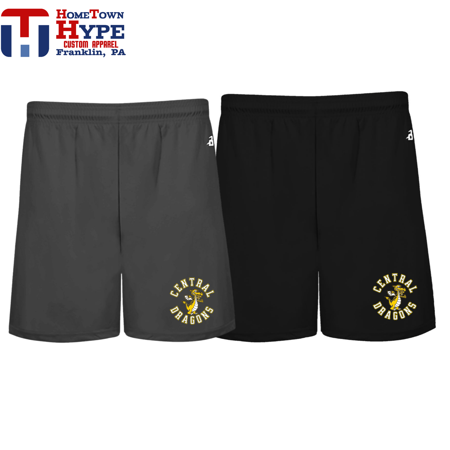 Pocketed Performance Shorts - Central Elementary