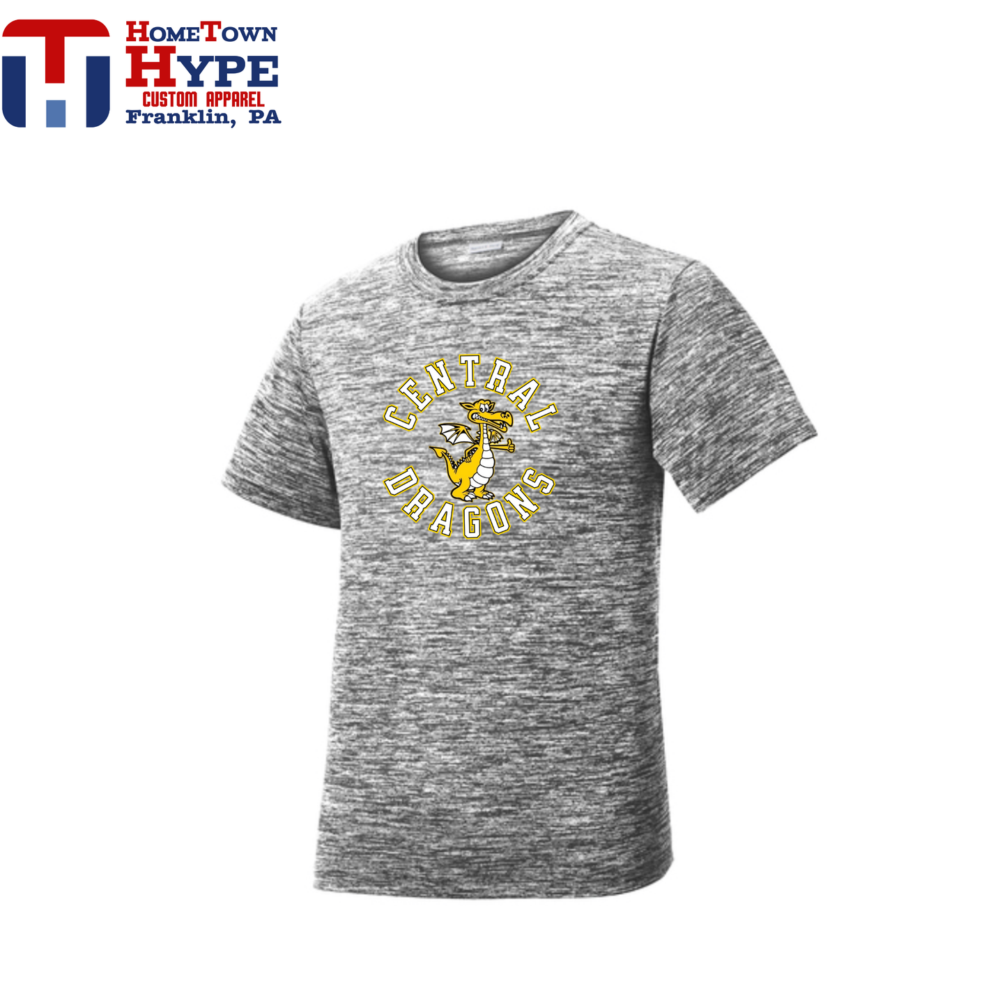 Electric Heather Tee - Central Elementary