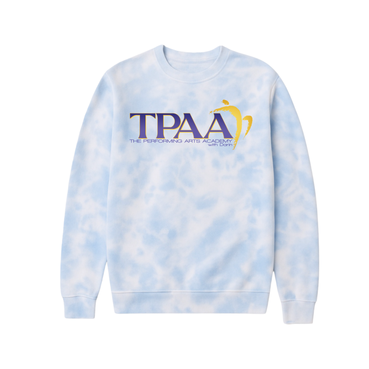 TPAA Tie-Dye Fleece Crewneck - TPAA Dance Studio