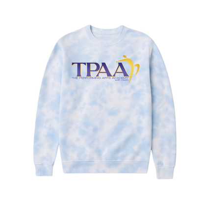 TPAA Tie-Dye Fleece Crewneck - TPAA Dance Studio
