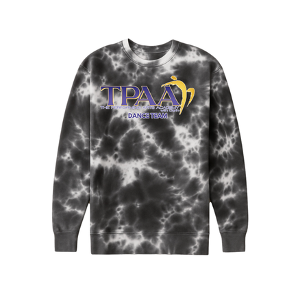 TPAA Tie-Dye Fleece Crewneck - TPAA Dance Team