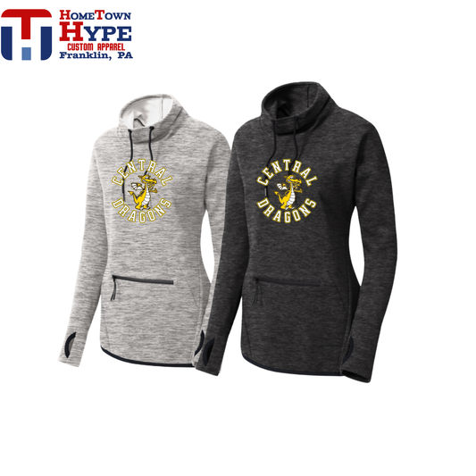 Women's Triumph Cowl Neck Pullover - Central Elementary