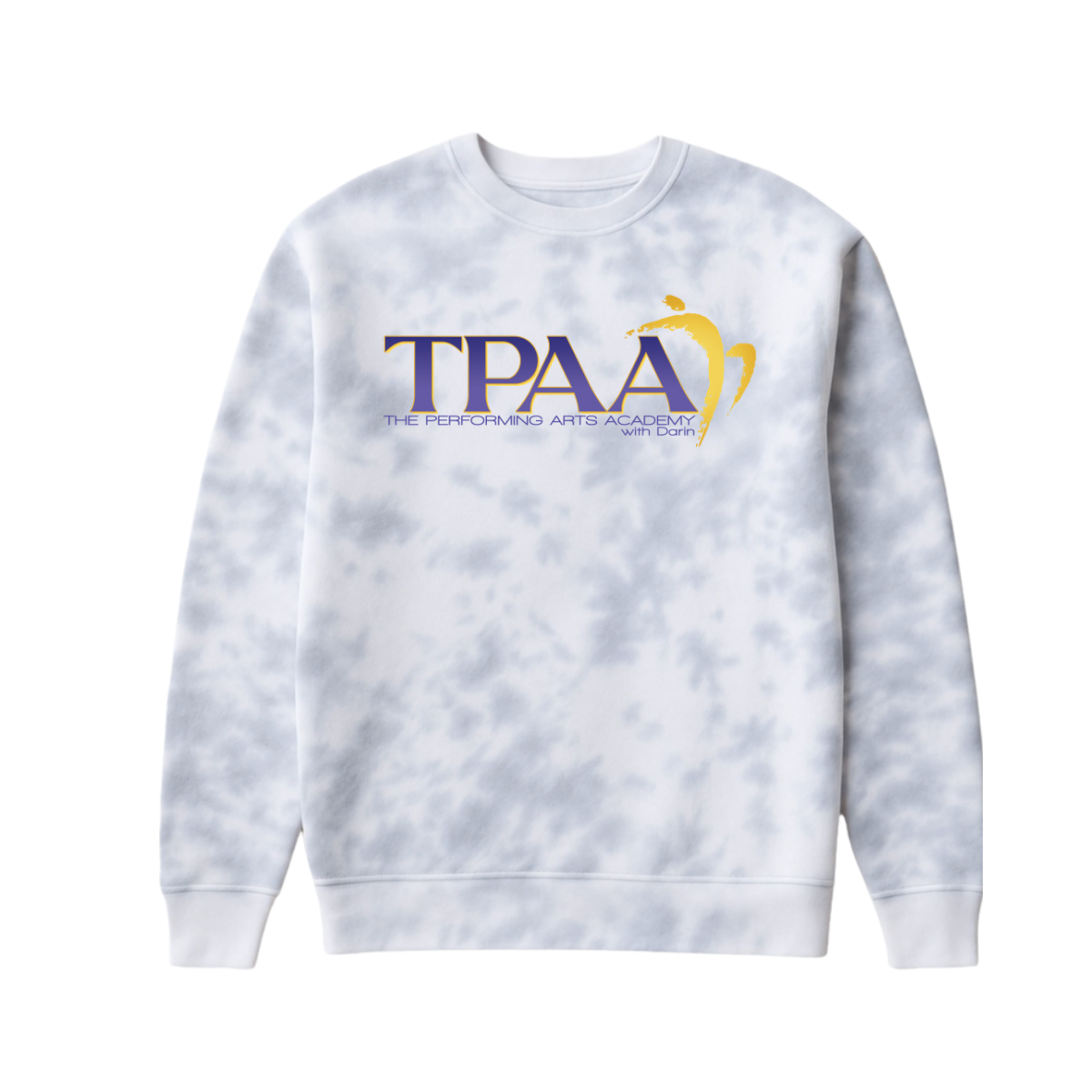 TPAA Tie-Dye Fleece Crewneck - TPAA Dance Studio