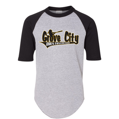 Raglan Baseball Shirt Grove City - Grove City Fastpitch